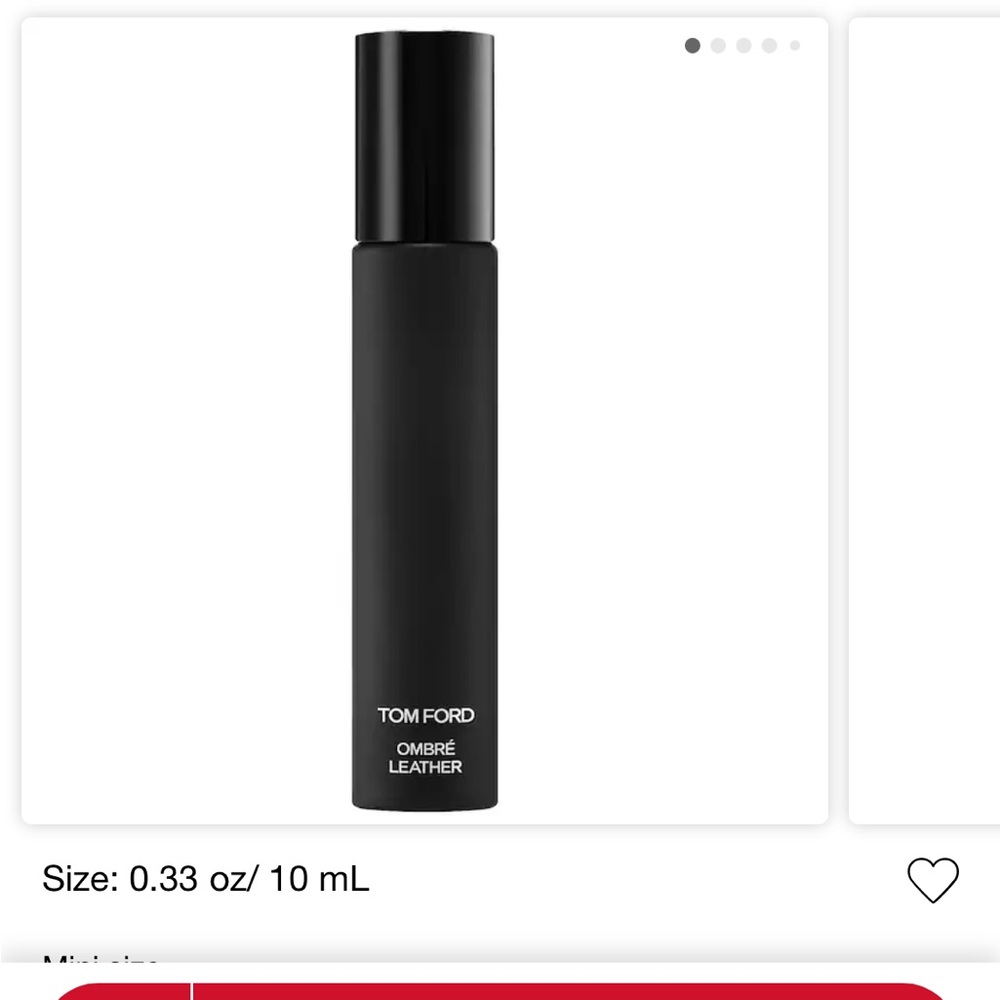 NEVER BEEN OPENED Tom Ford Ombré Leather Eau de Parfum Travel Spray